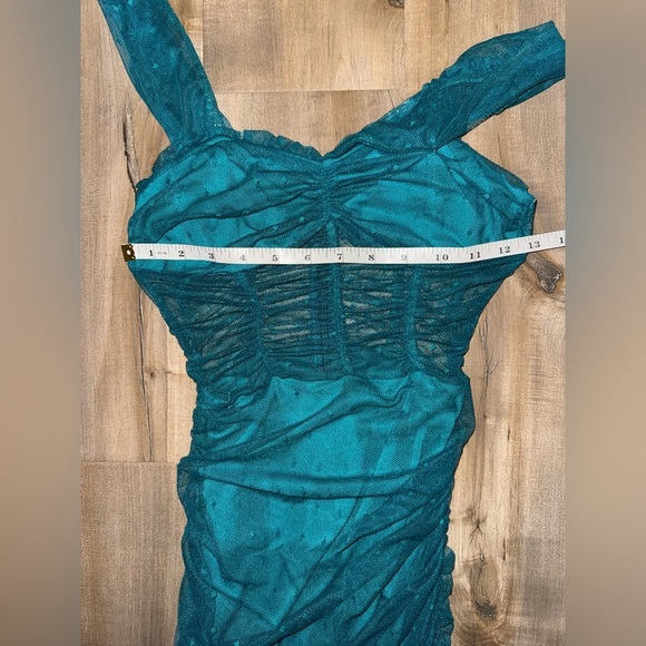 House of Harlow 1960 x REVOLVE Nola Dress in Aquamarine Size XS - Picture 5 of 10